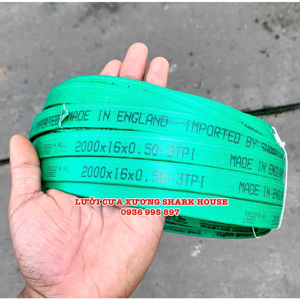 Lưỡi cưa xương thịt đông lạnh Anh Quốc loại 2000mm cho năng suất gấp 2-3 lần lưỡi cưa thông thường - SỈ GIÁ TỐT