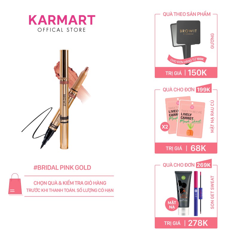 Bút Sáp và Kẻ Mắt 2in1 Chống Thấm Nước Browit Eyemazing Shadow and Liner 0.85ml + 0.6g