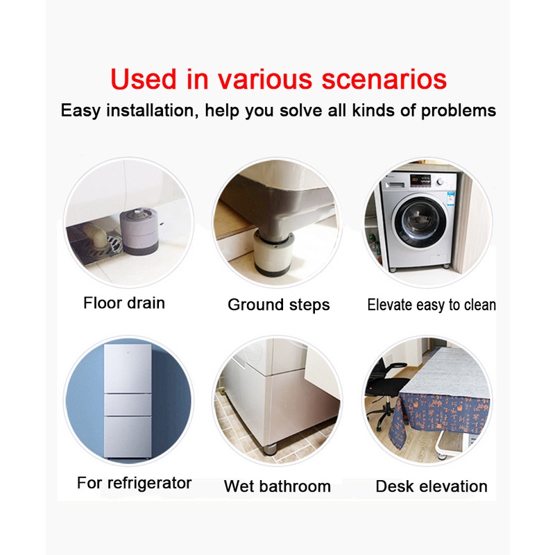 Miếng đệm chân máy giặt chống sốc/ chống trượt giảm tiếng ồn