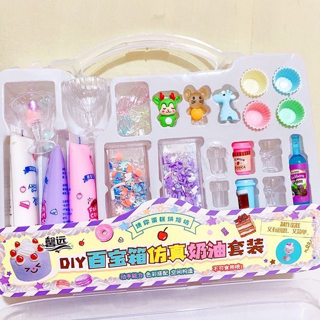 Bộ Đồ Chơi Làm Bánh Kem / Món Tráng Miệng Diy Cho Bé