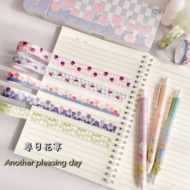 Set chiết washi hoa