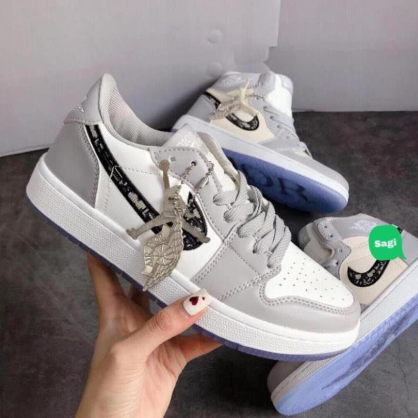 Giày sneaker jordan AF1 cao cấp full bill box, giày thể thao nam nữ JD cổ thấp giá rẻ màu đen trắng phối đồ cực chất M12 | BigBuy360 - bigbuy360.vn