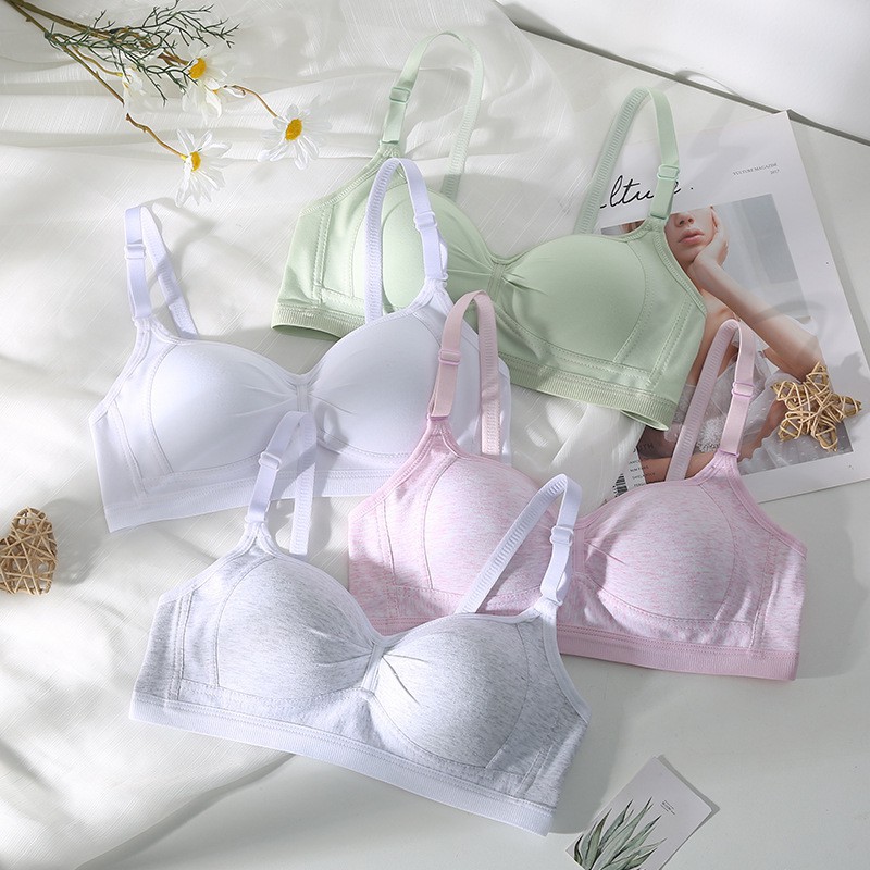 BỘ ĐỒ LÓT nữ xinh xắn dễ thương chất đẹp tinh khiết áo lót không gọng đệm mỏng NuciFera_AL56