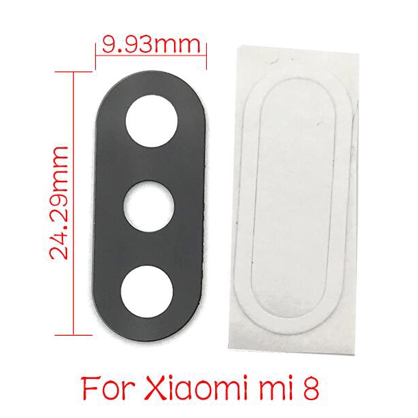 Ống Kính Camera Sau Kèm Keo Dán Cho Xiaomi Mi 9 8 Lite Se A1 5x A2 6x 6 5 5s Plus