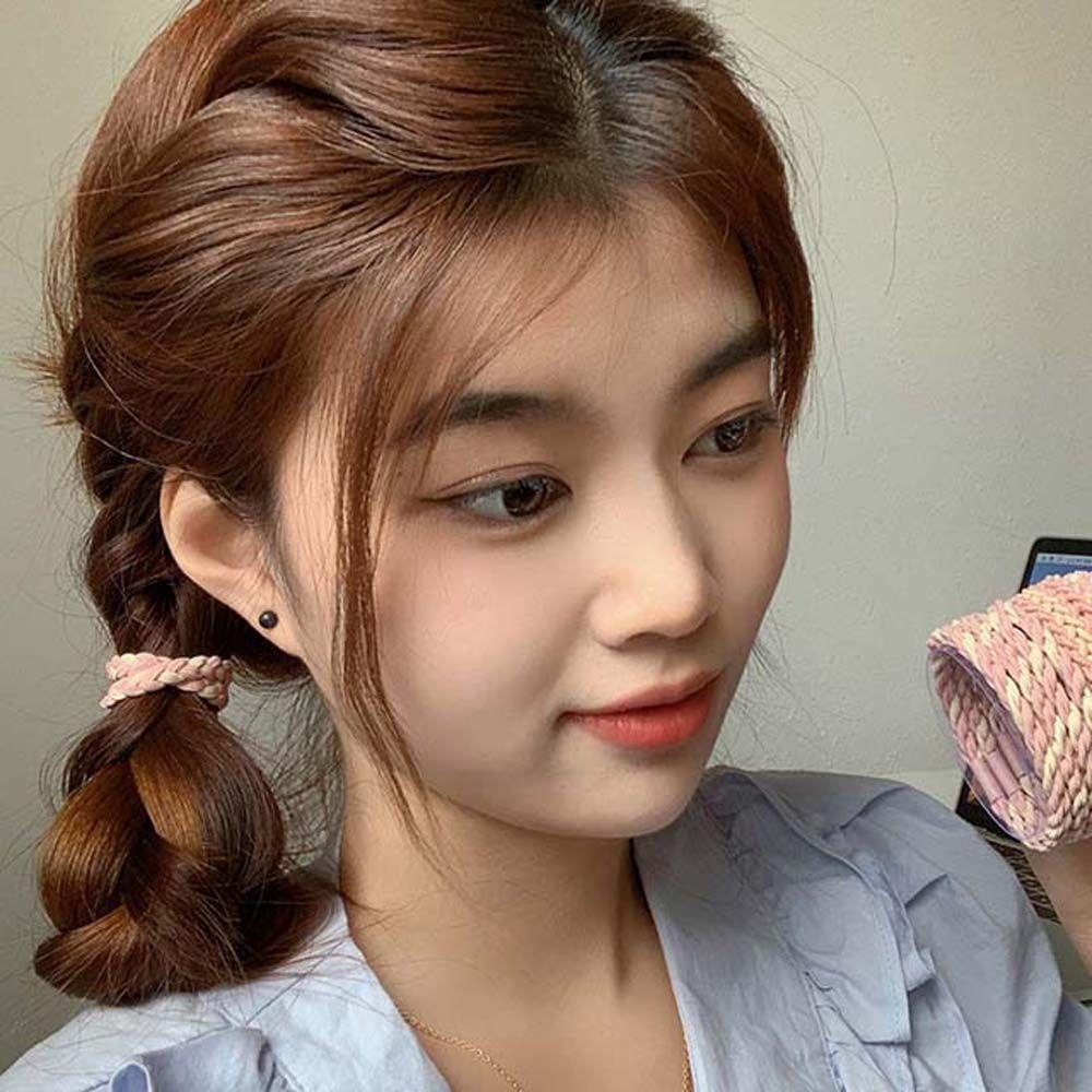 Dây Buộc Tóc Cao Su Co Giãn Thời Trang Cho Nữ