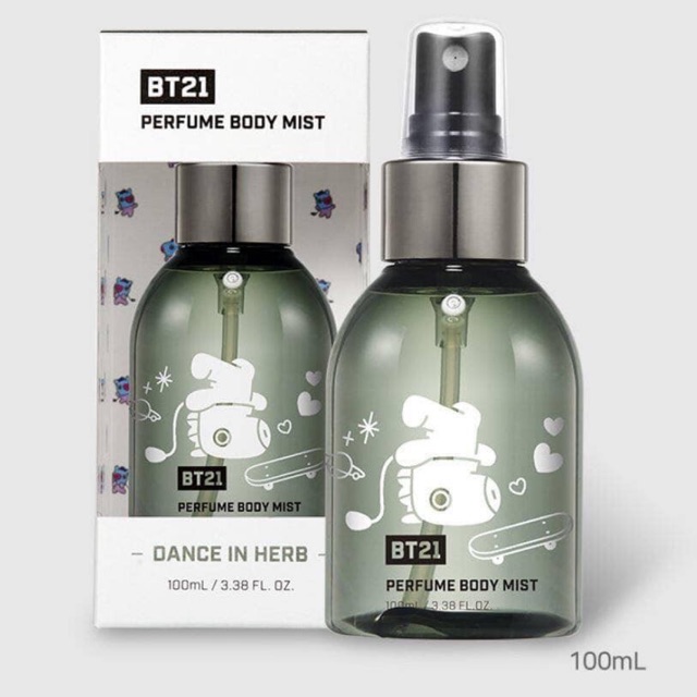 { Liên hệ trước khi đặt } Xịt dưỡng ẩm toàn thân Olive Young - BT21 Perfume Body Mist