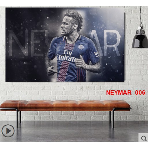 Poster decal dán tường cầu thủ Neymar