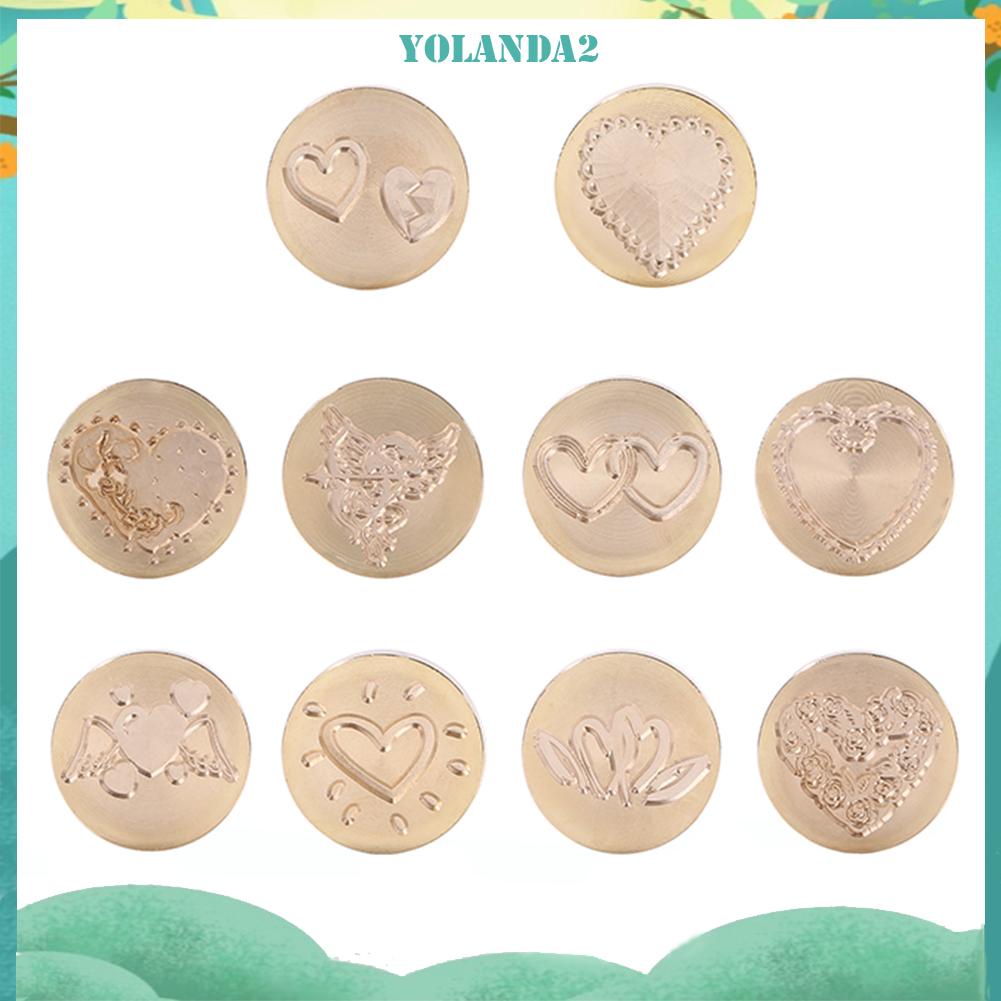 Đầu con dấu ấn sáp dán thiệp cưới phong cách cổ điển