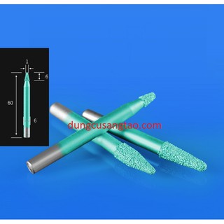 Dao khắc đá cốt 6mm / khắc bia mộ, đá quý, đá hoa cương