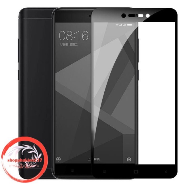 Kính full màn 5d xịn cho xioami red mi4x