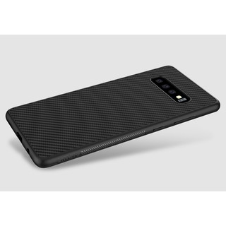 Ốp lưng Galaxy S10 Plus vân carbon chính hãng Nillkin Synthetic Fiber