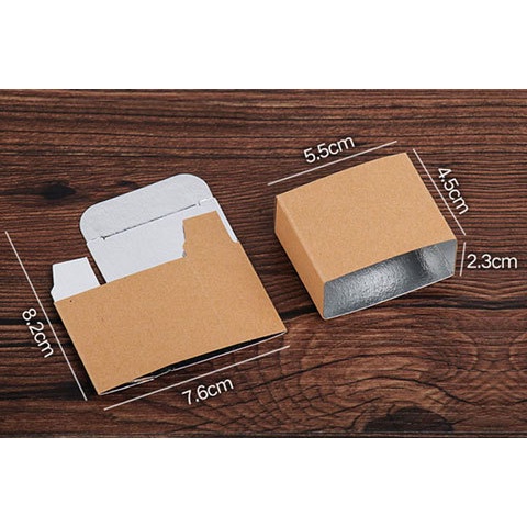 Set 100 tấm thẻ giấy lót trong hộp quà tặng DIY