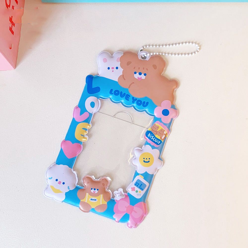 Dây đeo đựng thẻ ID học sinh in hình hoạt hình xinh xắn sử dụng bền