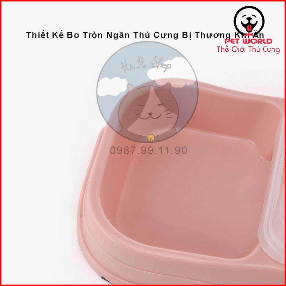 Bát Ăn Tự Động Cho Chó Mèo Chất Liệu Nhựa PP An Toàn Sạch Sẽ Dành Cho Thú Cưng