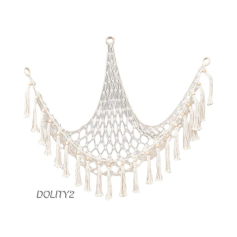 Võng Lưới Treo Hình Đồ chơi nhồi bông Macrame Trang Trí Nhà Cửa 2