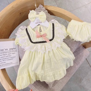 sét váy đũi tiểu thư cho bé
