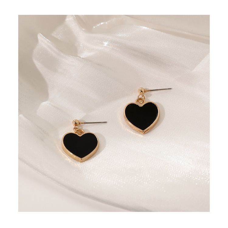 Khuyên Tai Dáng Dài Màu Đen Thời Trang Cá Tính Cho Nữ