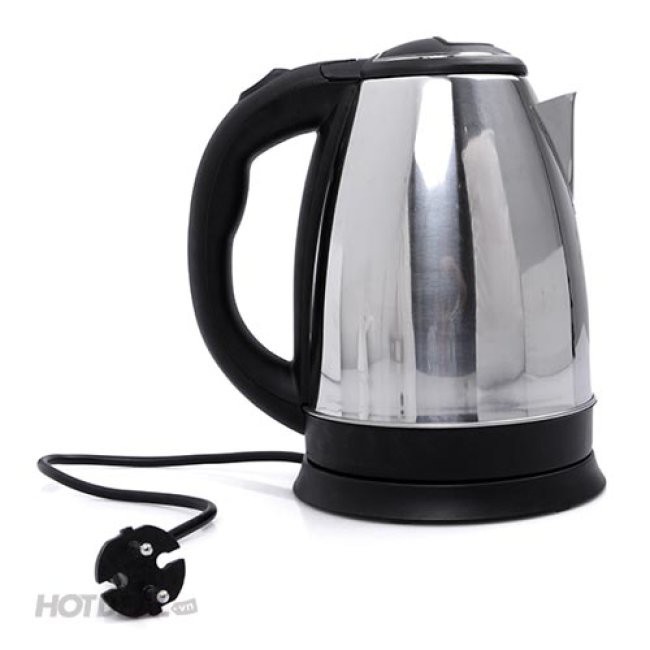 Ấm Siêu Tốc Inox 1,8 Lít Electric Kettle Chính Hãng Đun Sôi Cực Nhanh