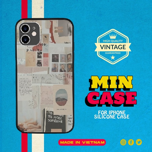 Ốp Lưng Silicon SAMSUNG A72 Pale Grunge Teen Phone Collage Art Cubism MIN CASE cho Iphone XSMAS PAP20211176