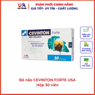 CEVINTON FORTE - Tăng cường trí nhớ, tuần hoàn máu não - Hộp 30 viên