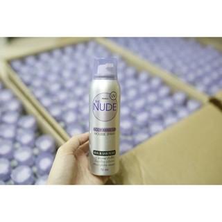 Tất phun Mistine The Nude Body Make Up Mousse Spray