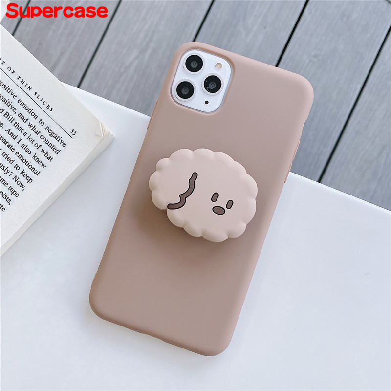 Soft phone case for Xiaomi Mi CC9 A3 9 Lite SE Mix 3 2 2s Play 3D Cartoon Animal Cat Dog Kitten Puppy Lion Bracket