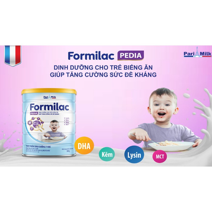 Sữa bột Formilac Optipro số 1,2,3,4,Pedia,Grow Lon 800g