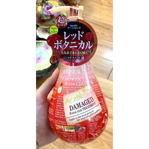 Dầu gội xả ủ thiên nhiên Damaged Ayurbio nội địa Nhật