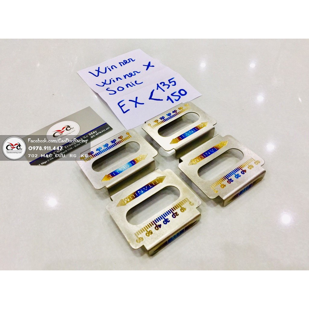 PASS KẸP GẮP TĂNG SÊN TITAN EX150 135 WINNER SONIC RAIDER nẹp pát tăng sên