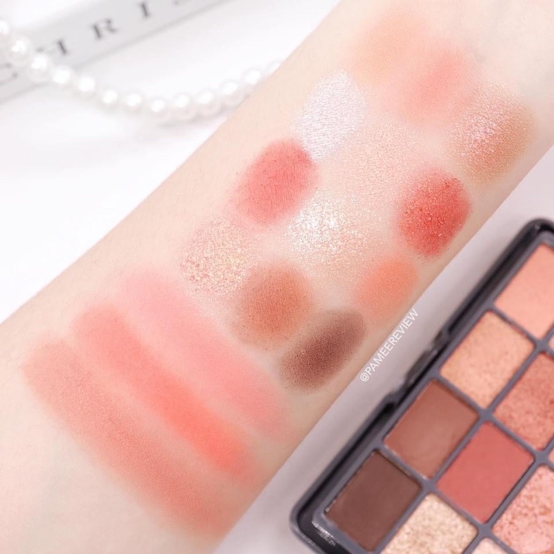 Bảng Phấn mắt Và Má Hồng ODBO Eye Shadow And Blush Palette tone hồng tây #01