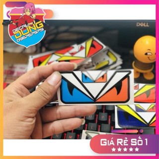Tem mắt fendy nhỏ size 4x8.5
