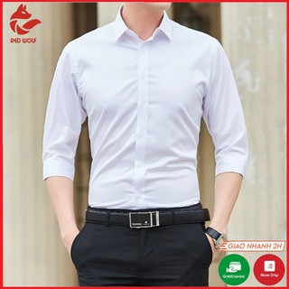 Áo sơ mi công sở dáng suông chất vải đẹp, áo sơ mi dài tay hàng xuất khẩu