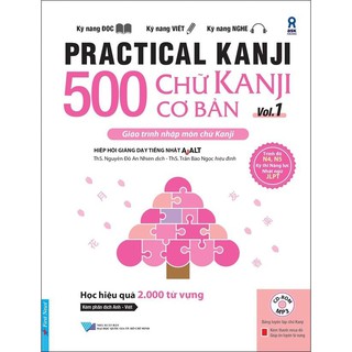 [Mã LIFEMALL99154 giảm 50K đơn 99K] Sách - 500 Chữ Kanji Cơ Bản Vol.1 + kèm CD - First News