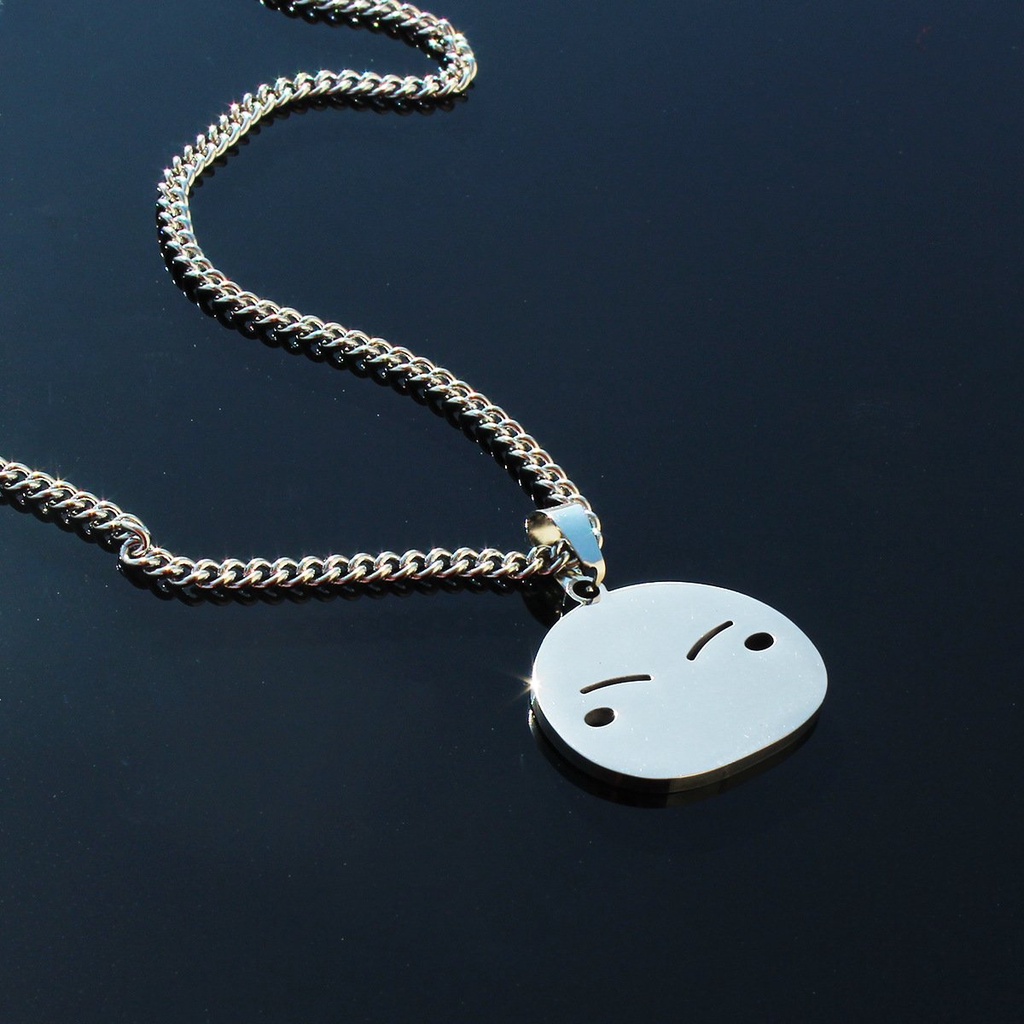 Mặt dây chuyền titan tặng kèm dây hình chibi dễ thương anime ANYA DOREMON SLIME