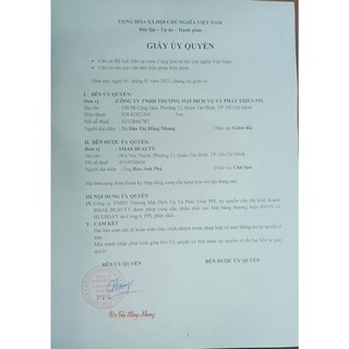 Tinh Chất Dưỡng Ẩm SMAS HA 100ml