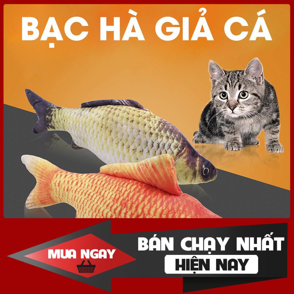[FREESHIP] (Đổ sỉ) Cá nhồi bông catnip cho mèo