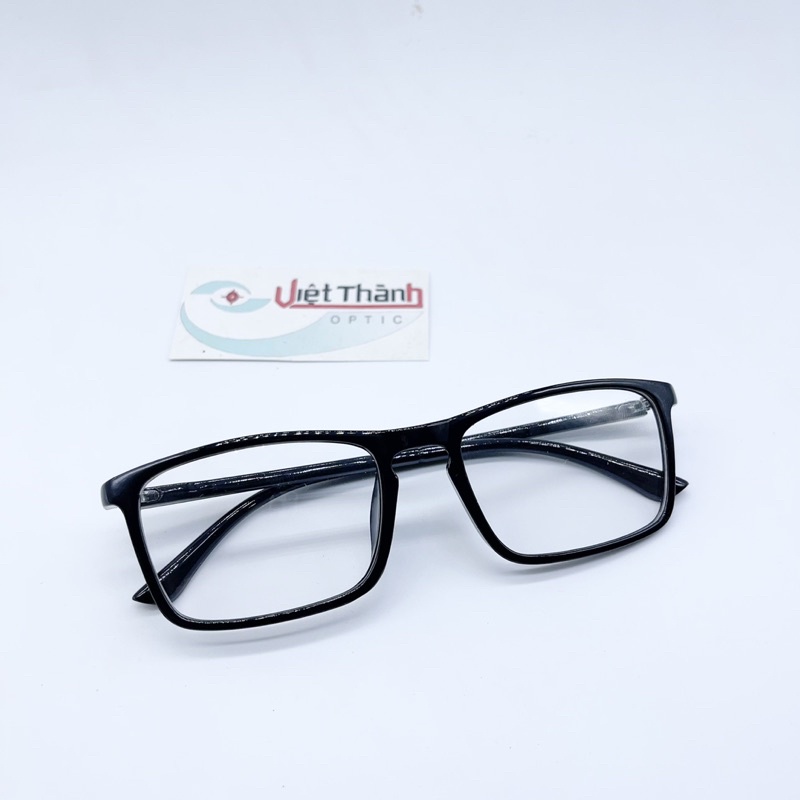 Gọng kính cận vuông ombre lắp được cận viễn loạn unisex tiktok mã L ombre