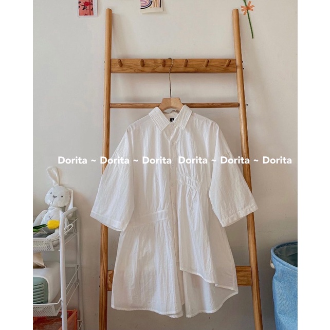 [Ảnh thật/Video] Áo sơ mi vạt lệch Hàn Quốc, Áo sơ mi Dorita - Dorita Boutique | WebRaoVat - webraovat.net.vn