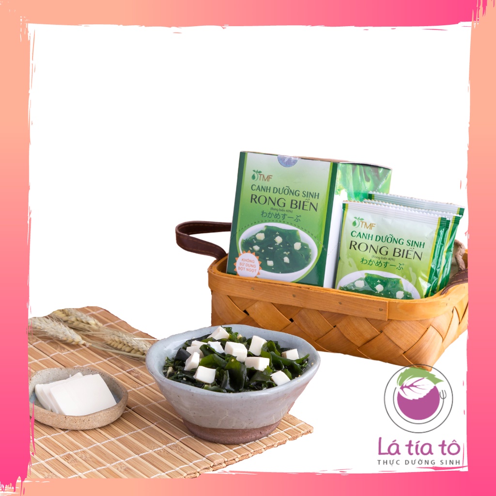 CANH RONG BIỂN ĂN LIỀN - TÂM MINH FOODS (10 GÓI/ HỘP)