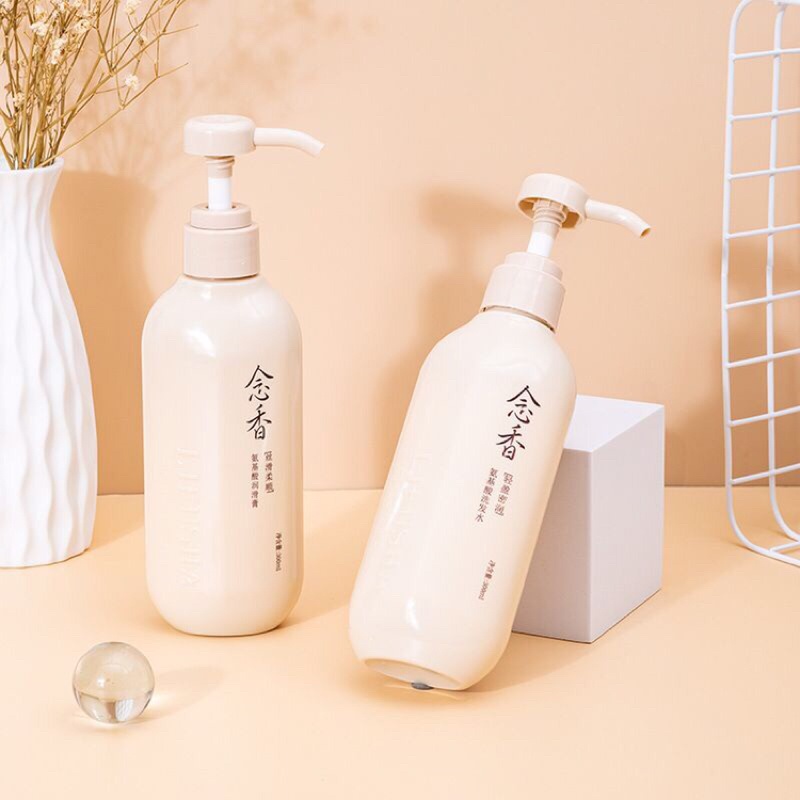 Combo dầu gội dầu xả Lifusha hương hoa anh đào Nhật Bản  - Dầu gội xả ngăn ngừa rụng tóc phục hồi tóc hư tổn