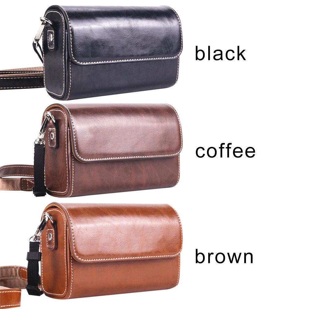 BTLIMER Túi Da Pu Đựng Máy Ảnh Canon Đa Năng Bảo Vệ Tiện Dụng