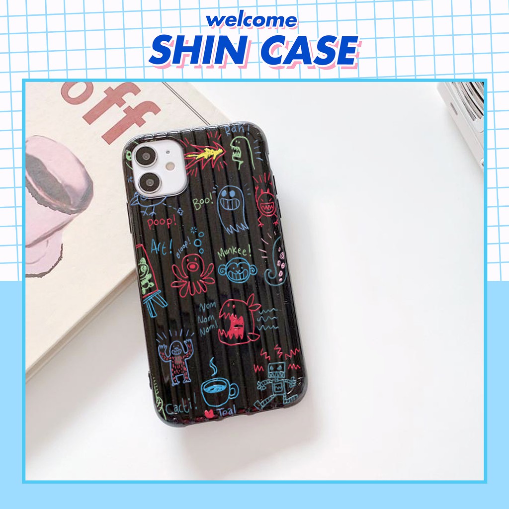 Ốp lưng iphone Munkee sọc 3D chống va đập 5/5s/6/6plus/6s/6splus/7/7plus/8/8plus/x/xs/11/12/pro/max/plus/promax