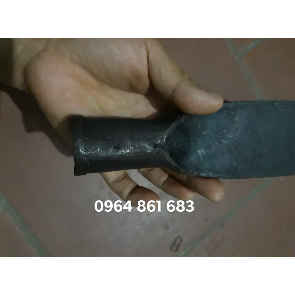 Thuổng đào đất, bấng cây lưỡi thẳng làm bằng thép nhíp ô tô xịn