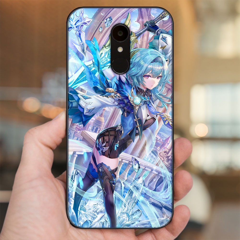 Ốp lưng Xiaomi Redmi 5 viền đen in hình Eula Genshin Impact