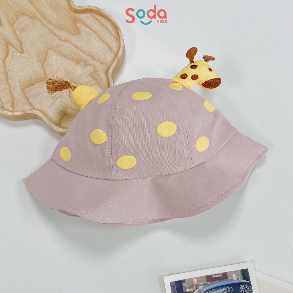 Mũ vành huơu cao cổ cho bé trai và bé gái 6-18m (Ảnh thật)