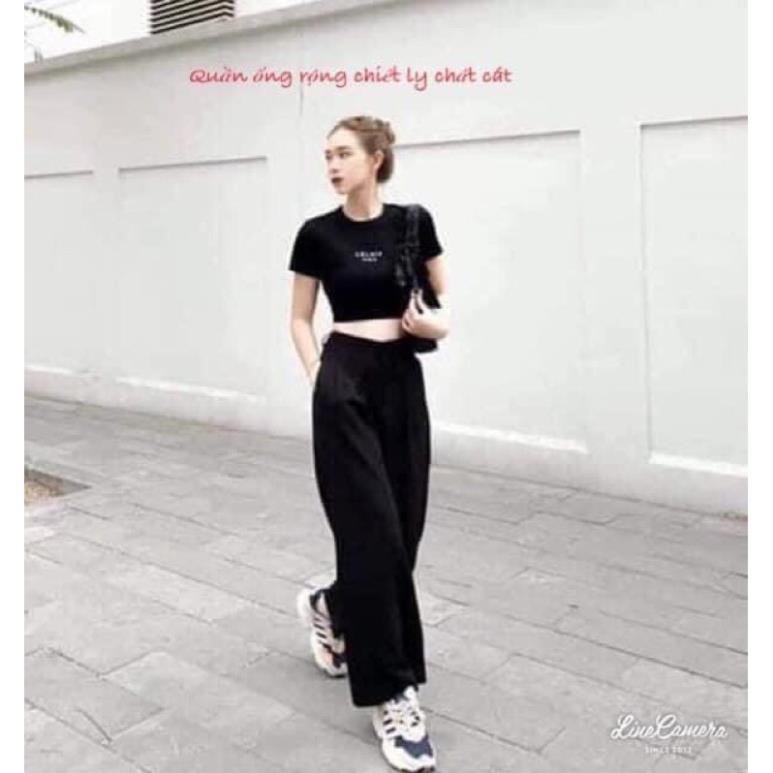 Quần Ống Rộng Lưng Cao Vải mềm Freesize | BigBuy360 - bigbuy360.vn