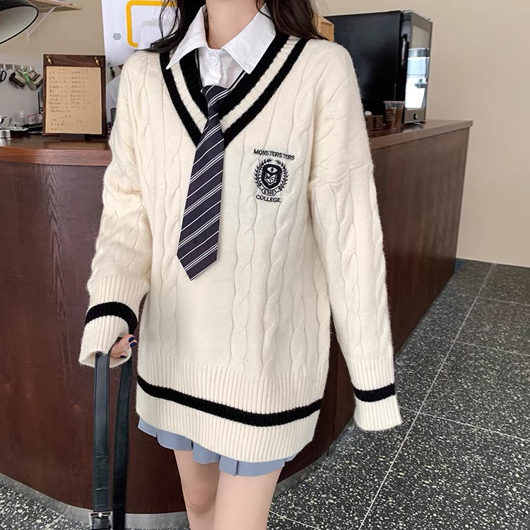 Áo len nữ phong cách Hàn Quốc trẻ trung, dễ thương | BigBuy360 - bigbuy360.vn