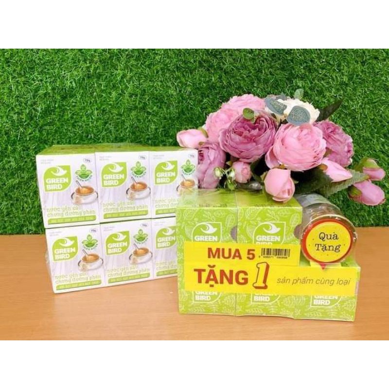 Lốc 5 hủ tặng 1 Yến Sào Chưng Đường Phèn