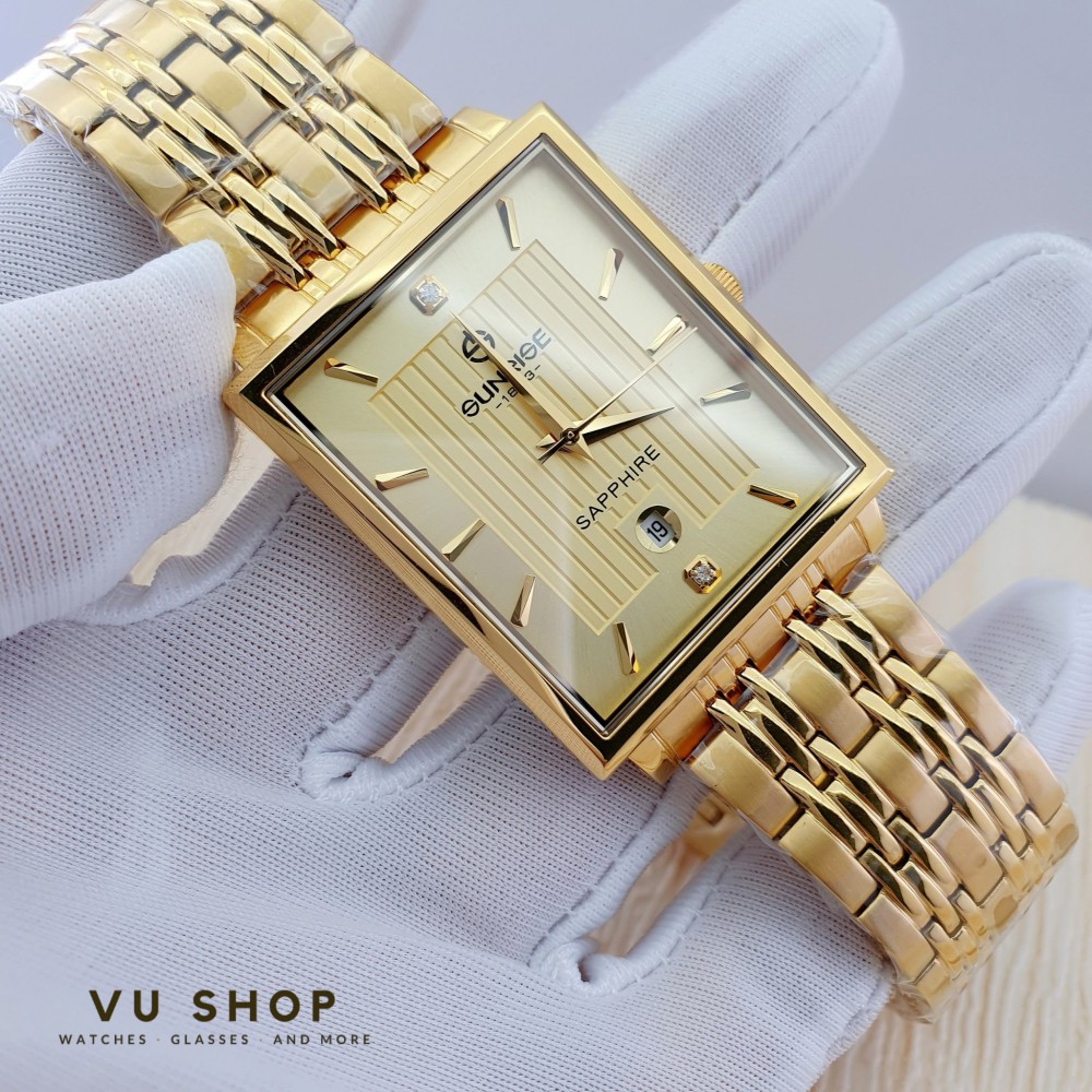 Đồng hồ nam SUNRISE 1190SA - Kính Sapphire