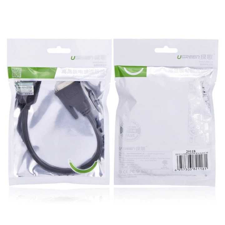 Cáp chuyển đổi DVI to HDMI chính hãng Ugreen 20118